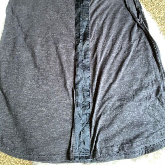 Weekend Linen Blend Too Blue Sleeveless MISSING STRING Size XL Lightweight - Picture 4 of 9